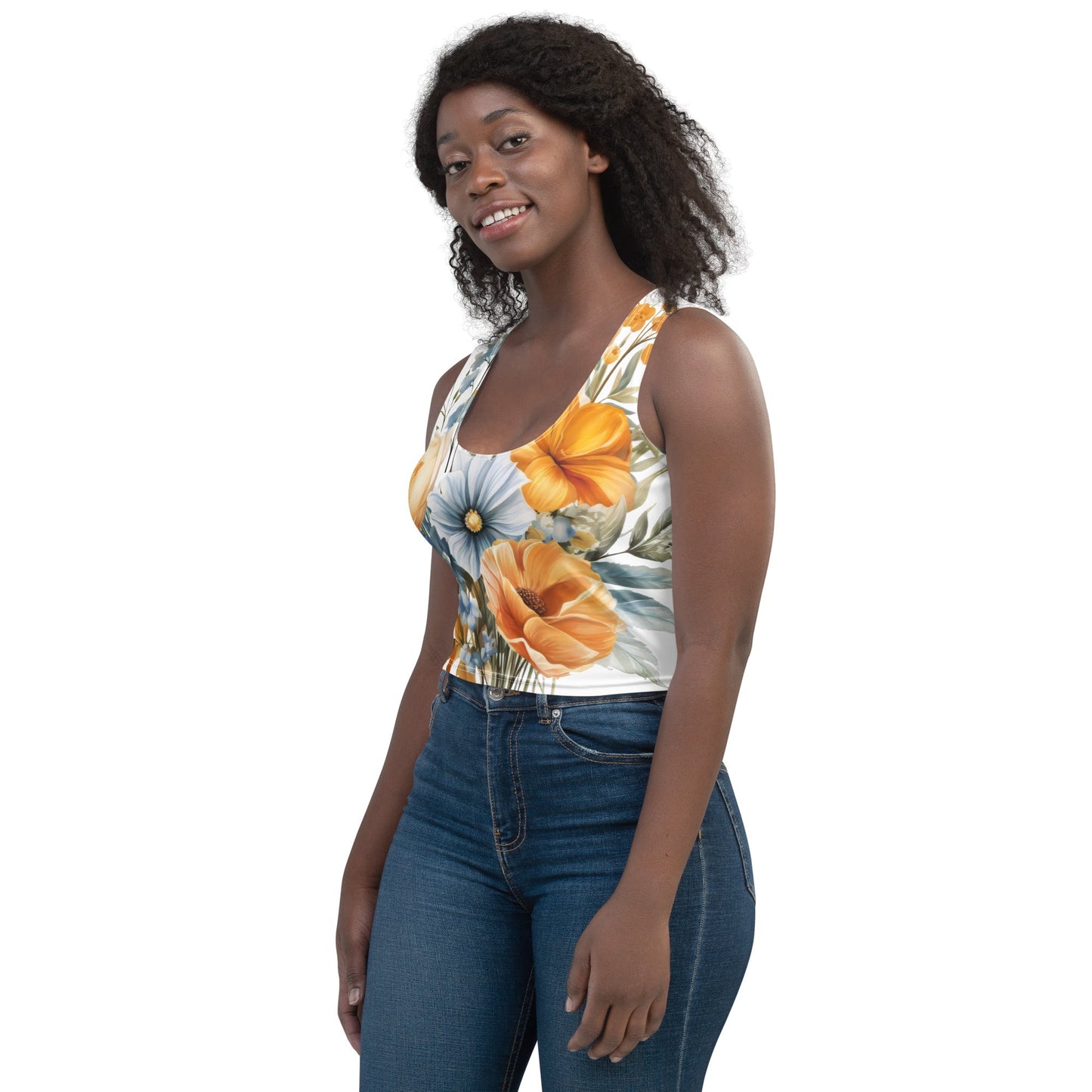 Damen Crop - Top Flower – Hochwertiges von Lumeza | Jetzt entdecken