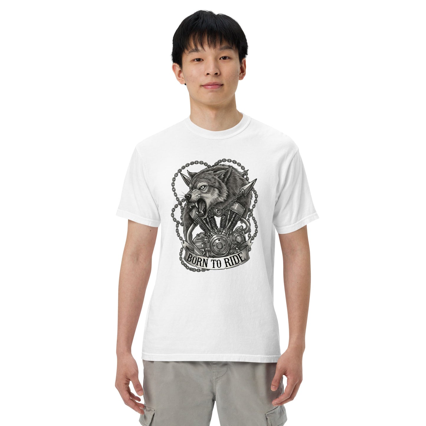 Herren T-Shirt Born to Ride – Hochwertiges von Lumeza | Jetzt entdecken