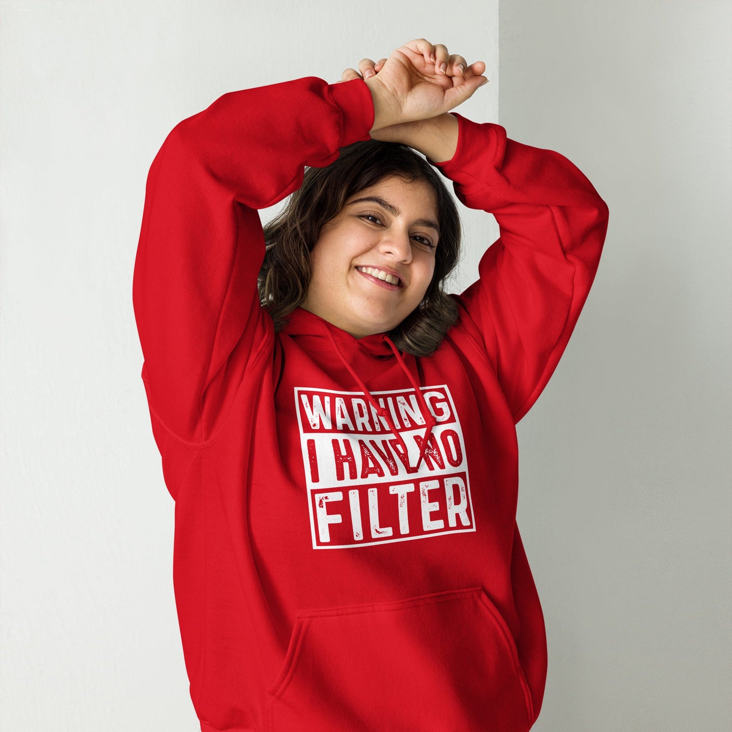 Hoodie „No Filter“ – Sag's direkt! – Hochwertiges von Lumeza | Jetzt entdecken