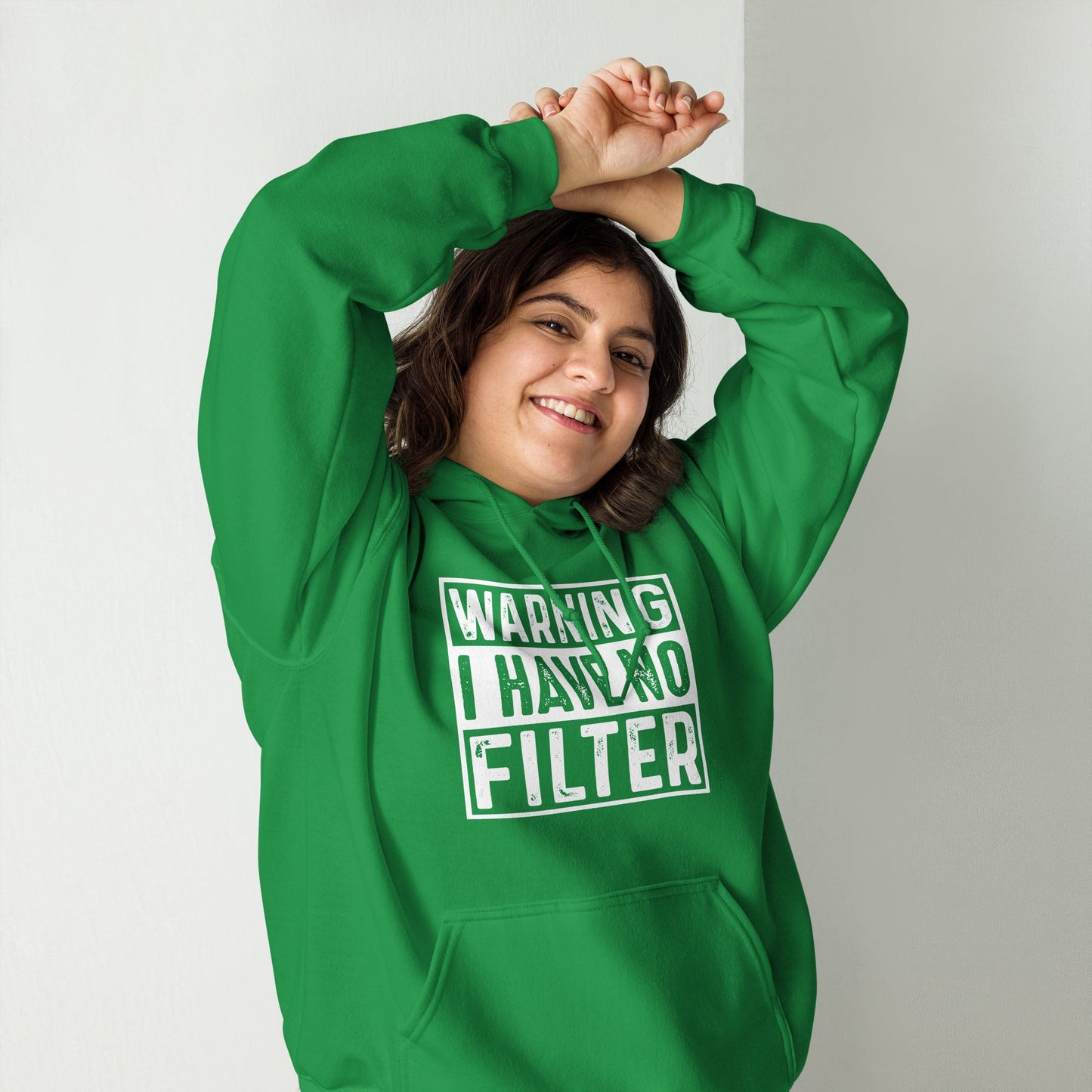 Hoodie „No Filter“ – Sag's direkt! – Hochwertiges von Lumeza | Jetzt entdecken