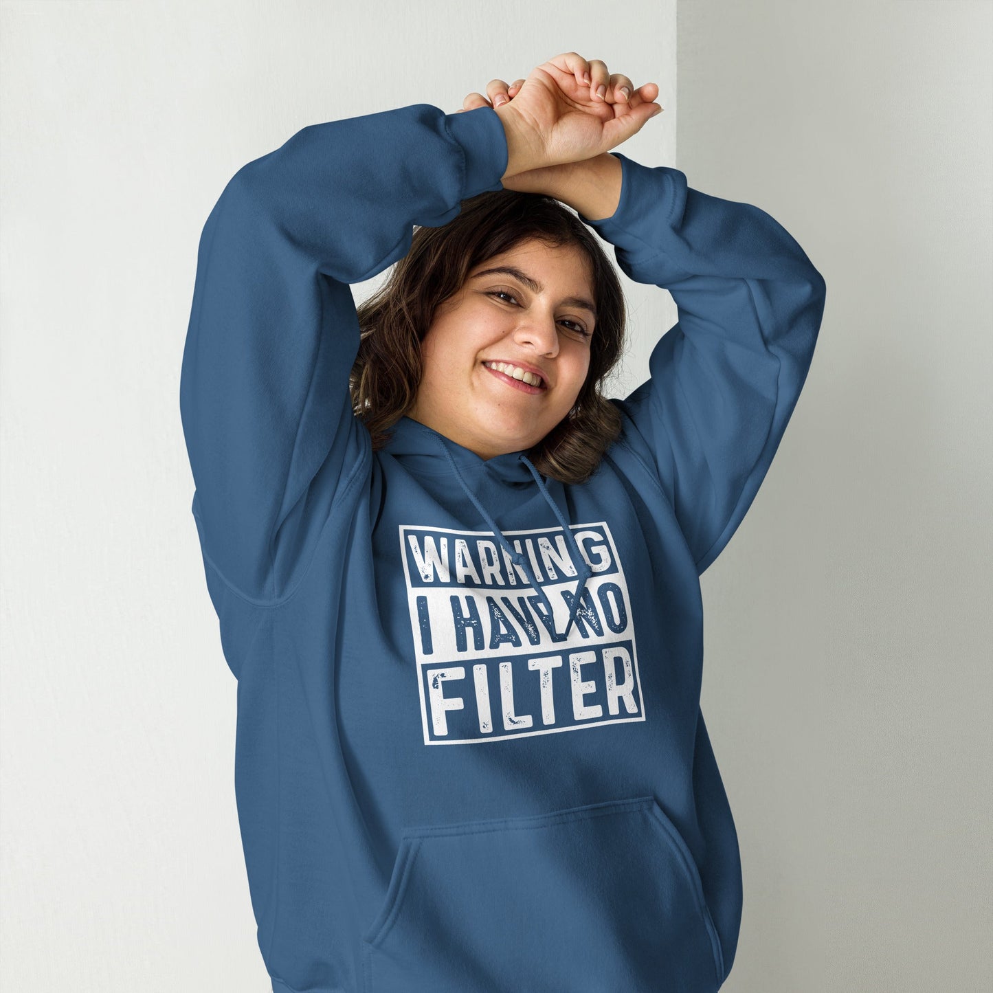 Hoodie „No Filter“ – Sag's direkt! – Hochwertiges von Lumeza | Jetzt entdecken