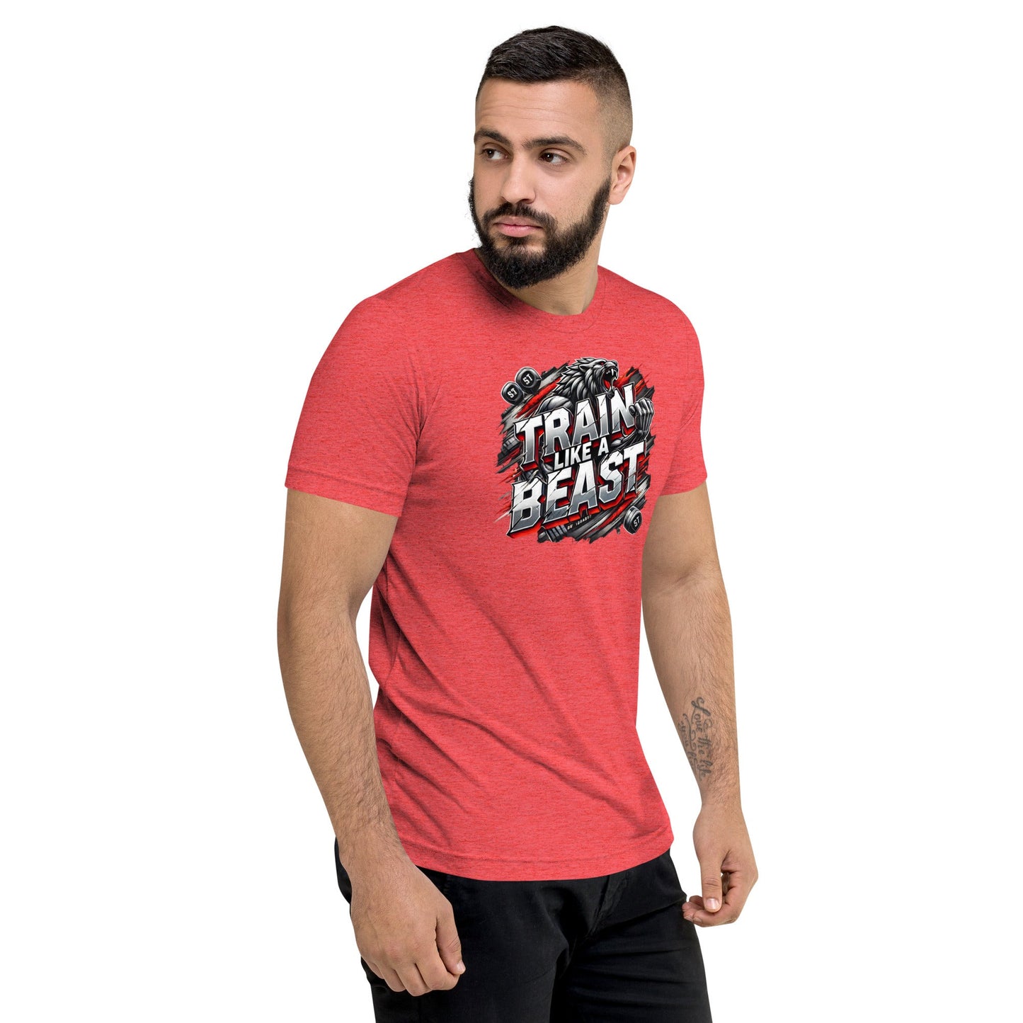 Motivationsshirt „Train like a Beast“ – Für echte Fighter – Hochwertiges T-Shirt Herren von Lumeza | Jetzt entdecken