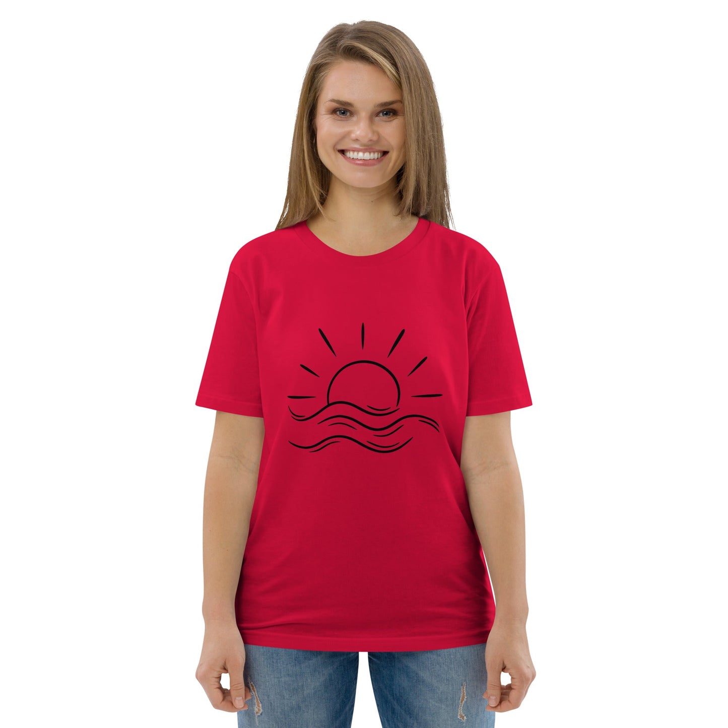 Sun & Waves T-Shirt – Nachhaltig & Stylisch – Hochwertiges von Lumeza | Jetzt entdecken