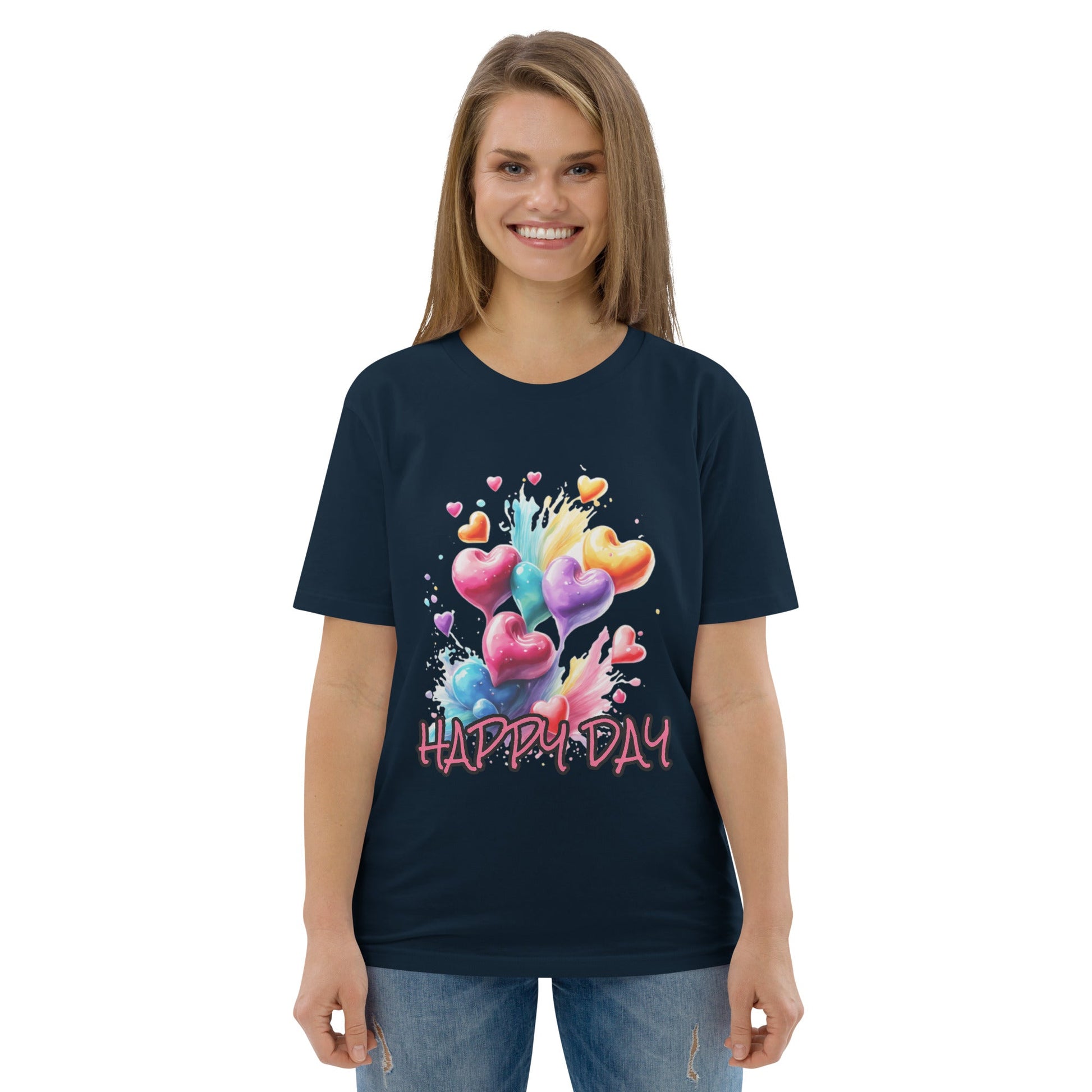 Happy Day Shirt – Lächeln inklusive – Hochwertiges T-Shirt - Damen,T-Shirt Herren von Lumeza | Jetzt entdecken