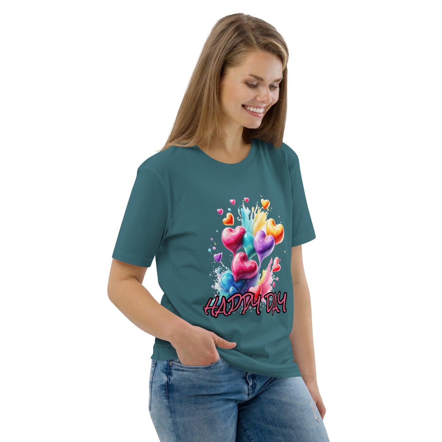 Happy Day Shirt – Lächeln inklusive – Hochwertiges T-Shirt - Damen,T-Shirt Herren von Lumeza | Jetzt entdecken