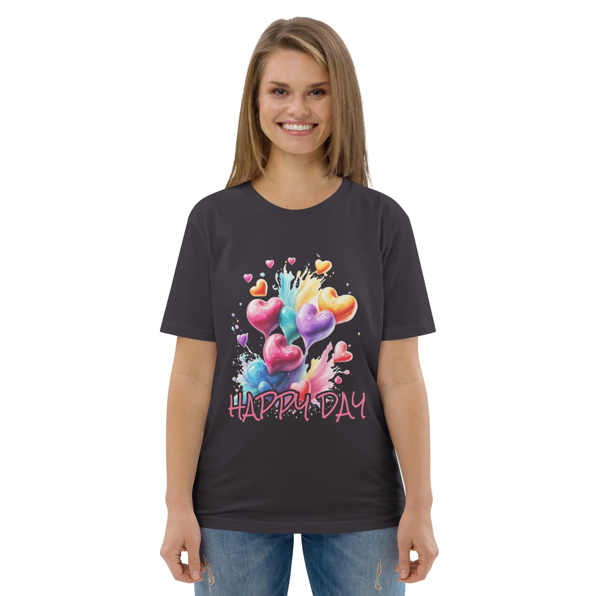 Happy Day Shirt – Lächeln inklusive – Hochwertiges T-Shirt - Damen,T-Shirt Herren von Lumeza | Jetzt entdecken