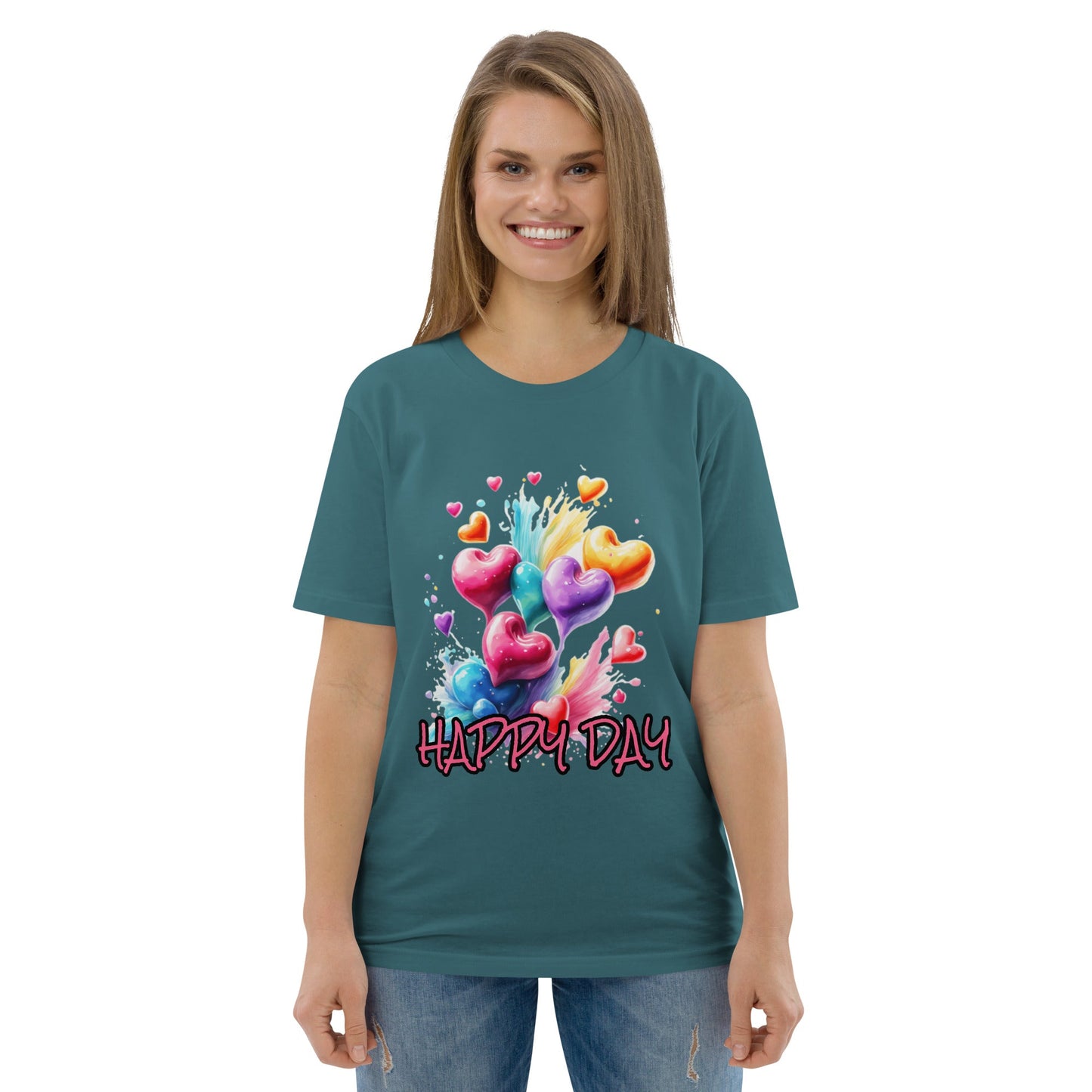 Happy Day Shirt – Lächeln inklusive – Hochwertiges T-Shirt - Damen,T-Shirt Herren von Lumeza | Jetzt entdecken