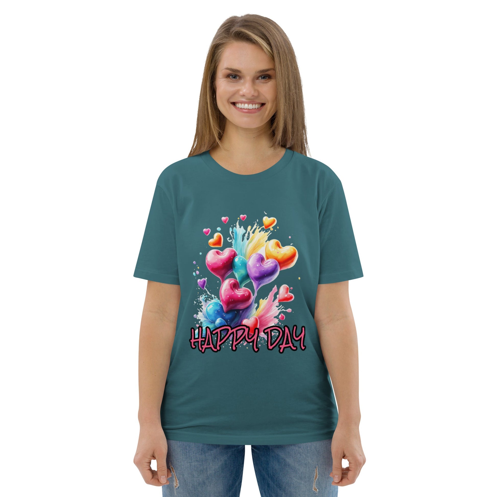 Happy Day Shirt – Lächeln inklusive – Hochwertiges T-Shirt - Damen,T-Shirt Herren von Lumeza | Jetzt entdecken