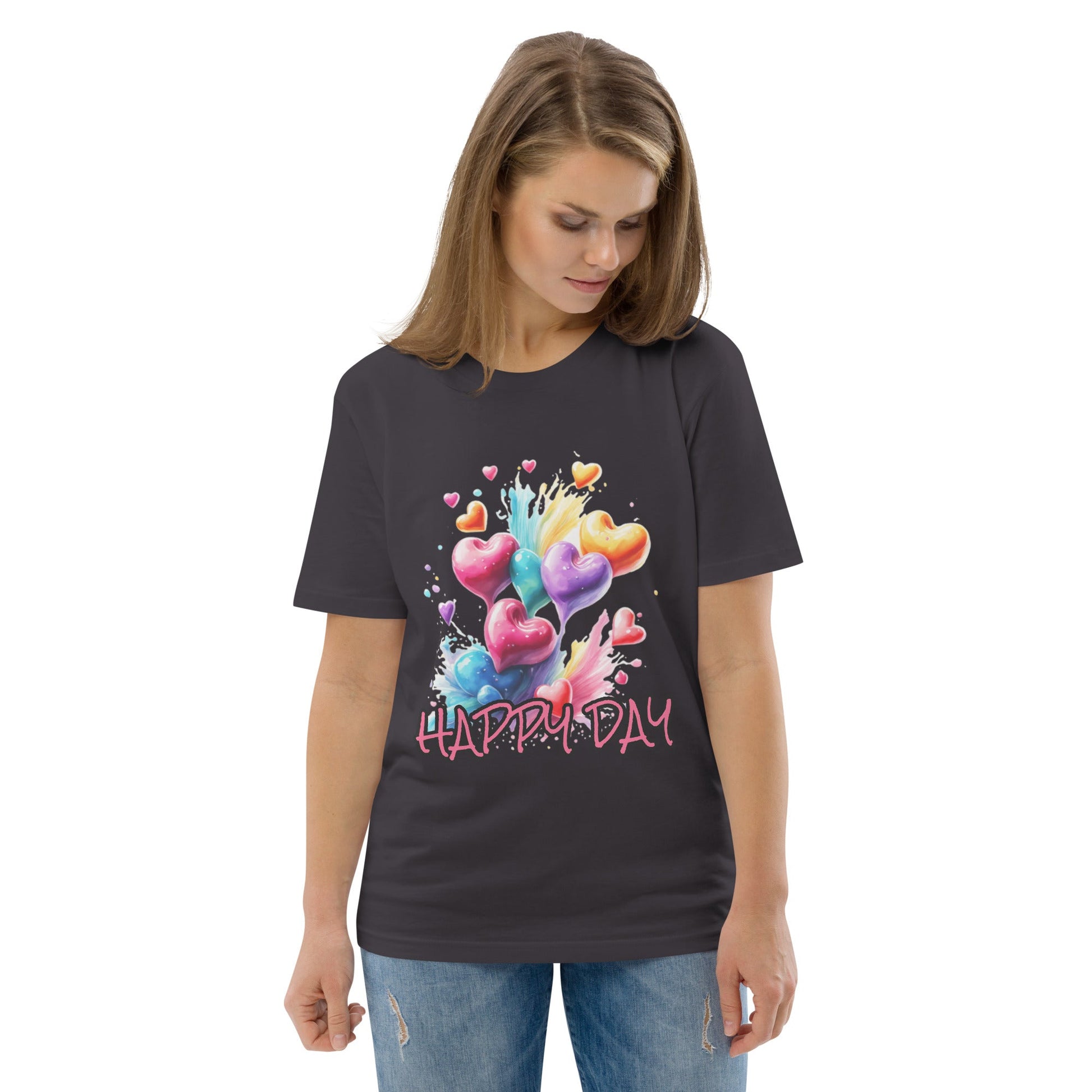 Happy Day Shirt – Lächeln inklusive – Hochwertiges T-Shirt - Damen,T-Shirt Herren von Lumeza | Jetzt entdecken