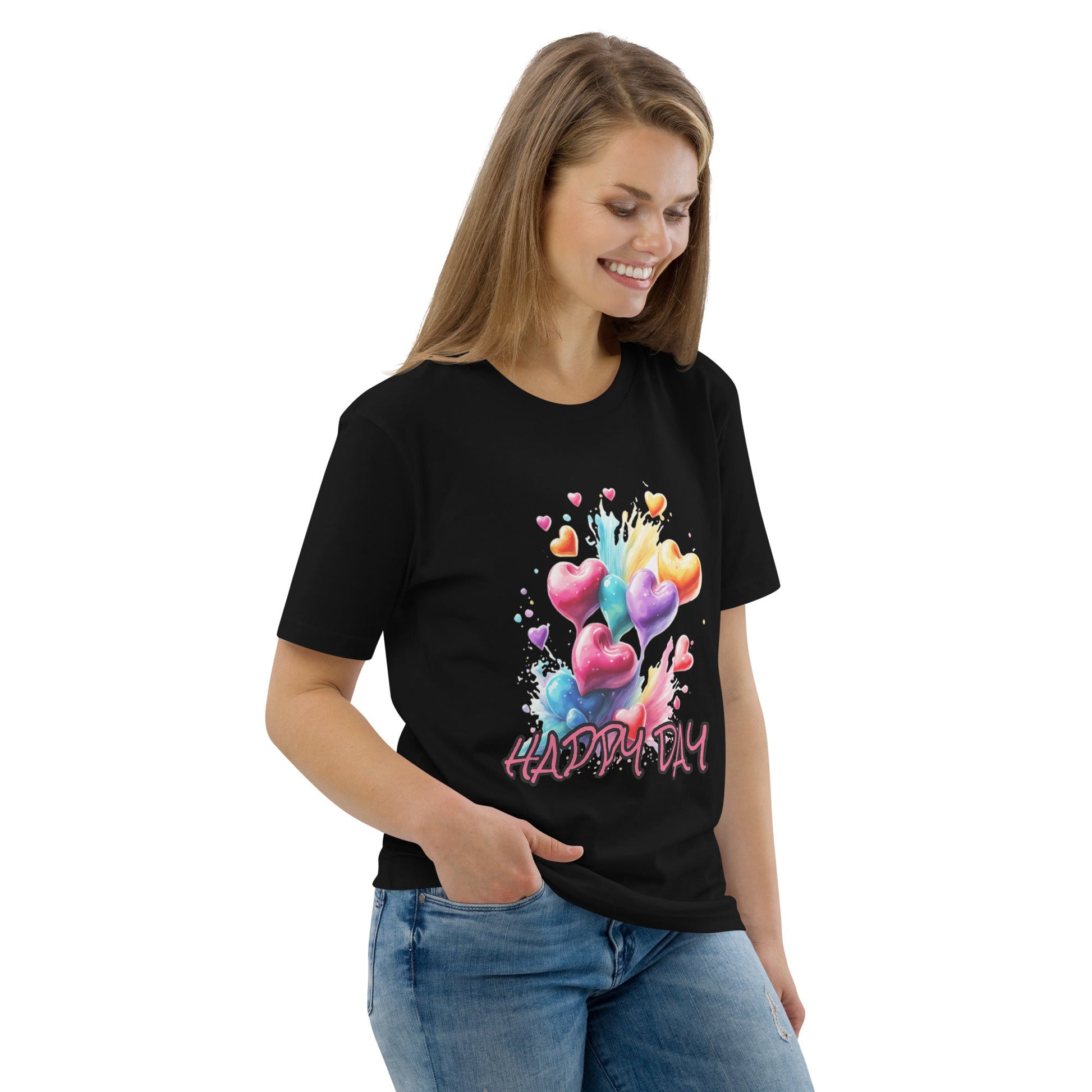 Happy Day Shirt – Lächeln inklusive – Hochwertiges T-Shirt - Damen,T-Shirt Herren von Lumeza | Jetzt entdecken
