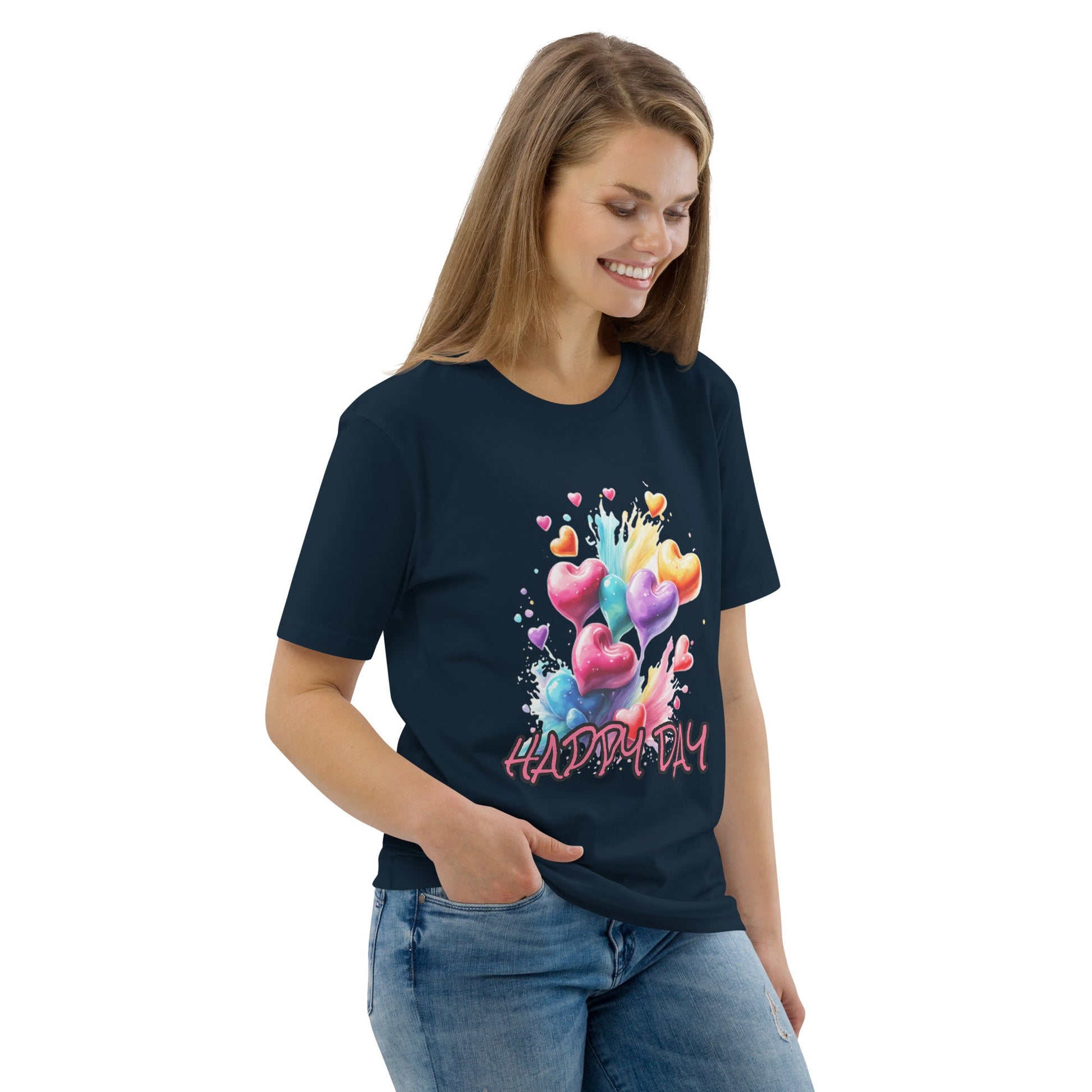 Happy Day Shirt – Lächeln inklusive – Hochwertiges T-Shirt - Damen,T-Shirt Herren von Lumeza | Jetzt entdecken