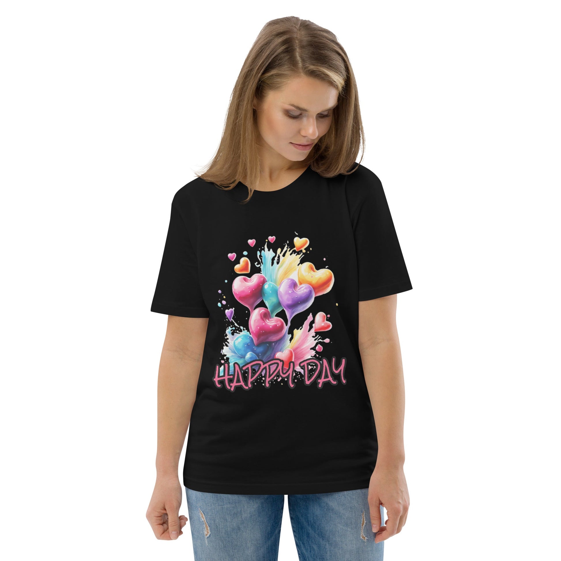 Happy Day Shirt – Lächeln inklusive – Hochwertiges T-Shirt - Damen,T-Shirt Herren von Lumeza | Jetzt entdecken