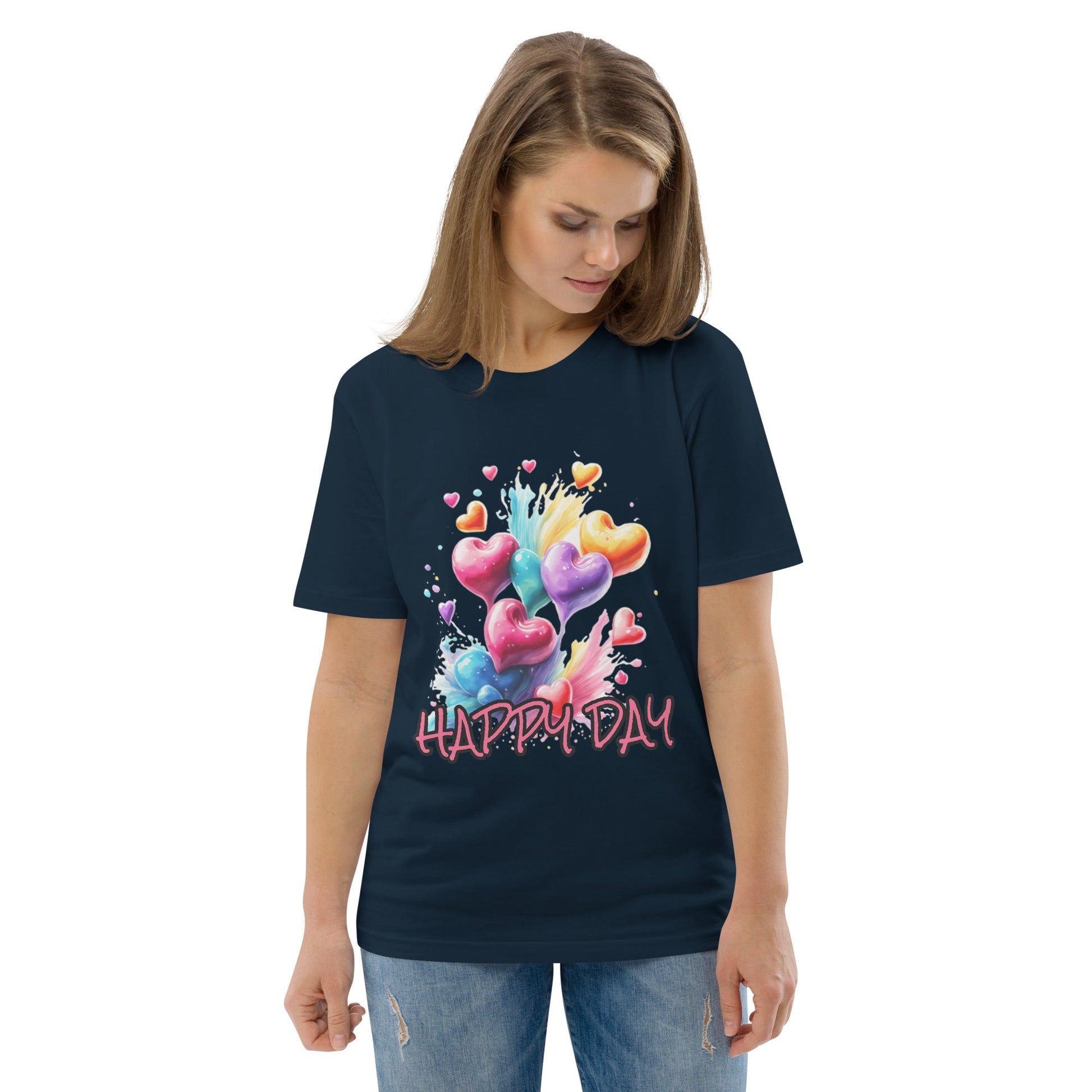 Happy Day Shirt – Lächeln inklusive – Hochwertiges T-Shirt - Damen,T-Shirt Herren von Lumeza | Jetzt entdecken
