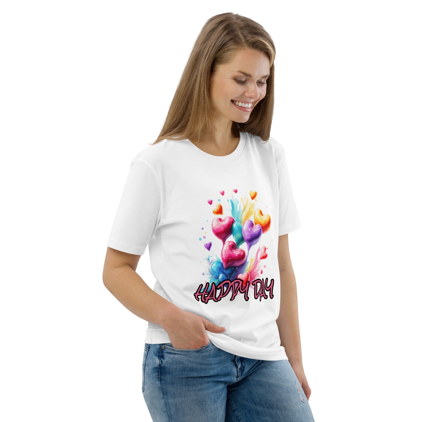 Happy Day Shirt – Lächeln inklusive – Hochwertiges T-Shirt - Damen,T-Shirt Herren von Lumeza | Jetzt entdecken