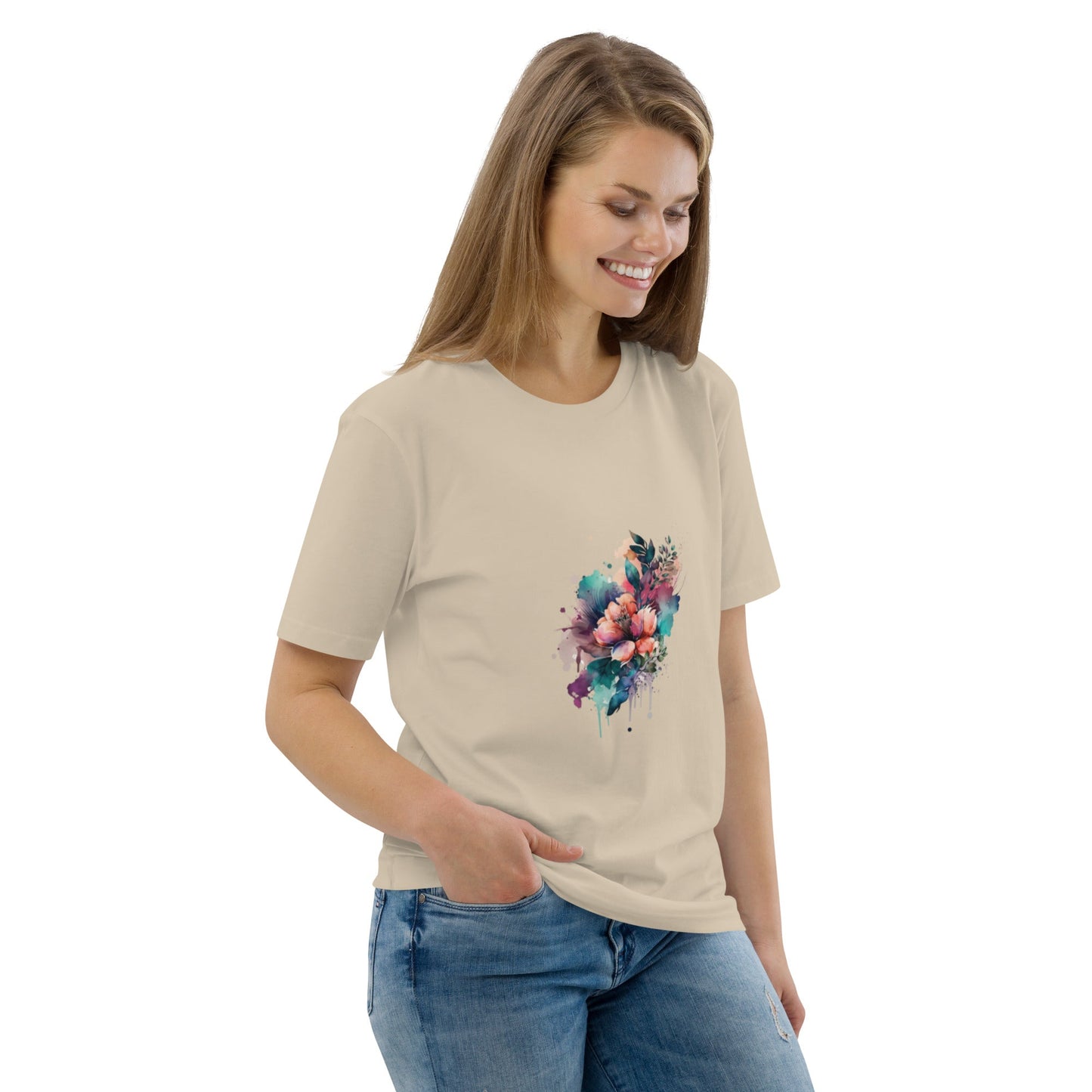 Lumeza Bio - Shirt – Flower Art auf fairer Baumwolle – Hochwertiges von Lumeza | Jetzt entdecken