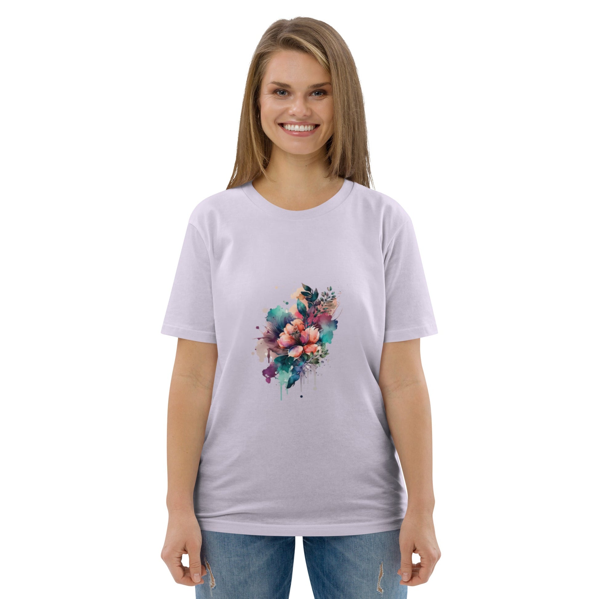 Lumeza Bio - Shirt – Flower Art auf fairer Baumwolle – Hochwertiges von Lumeza | Jetzt entdecken