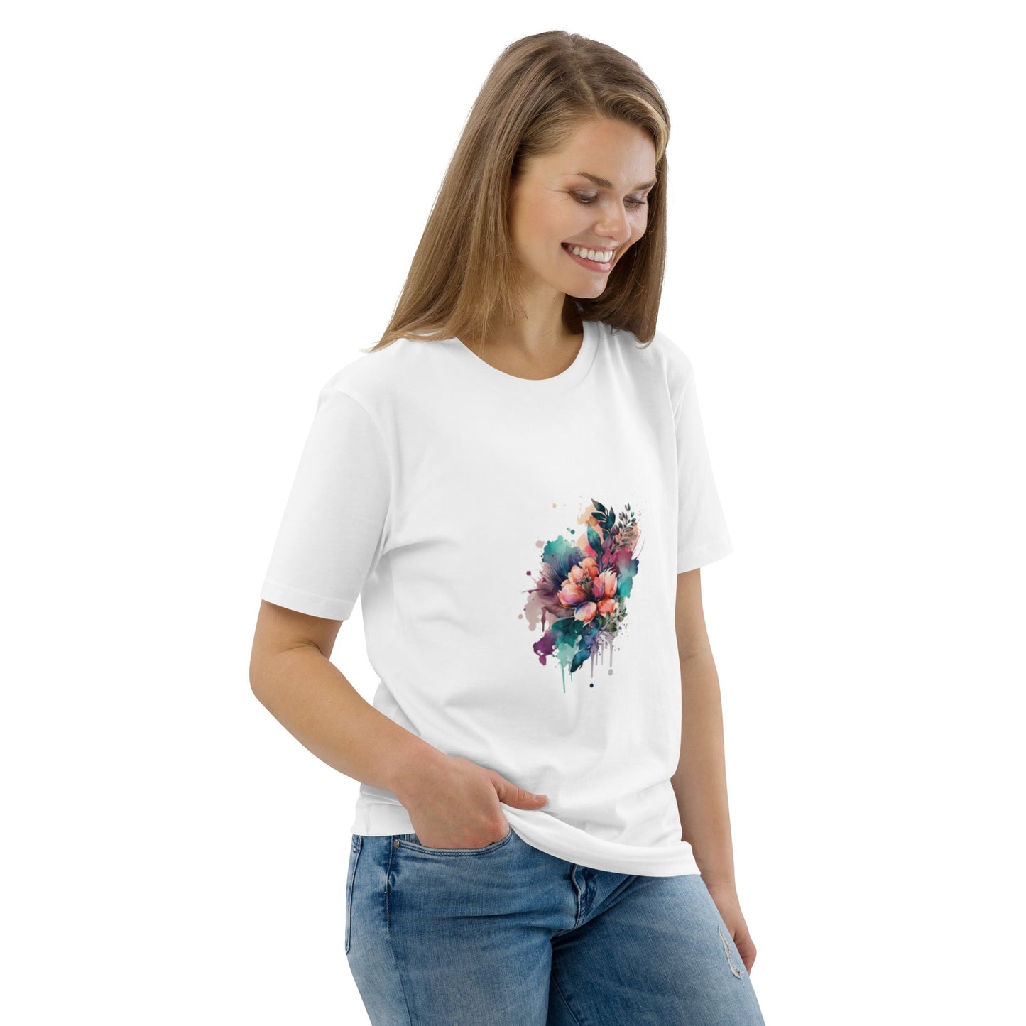 Lumeza Bio - Shirt – Flower Art auf fairer Baumwolle – Hochwertiges von Lumeza | Jetzt entdecken