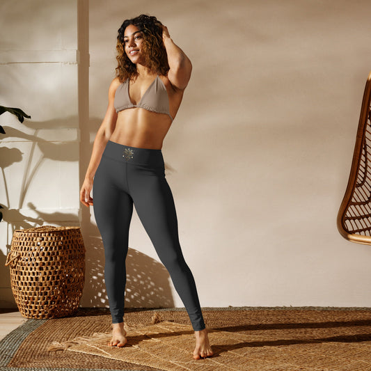 Lumeza Yoga - Leggings – Schwarz mit Logo – Hochwertiges von Lumeza | Jetzt entdecken