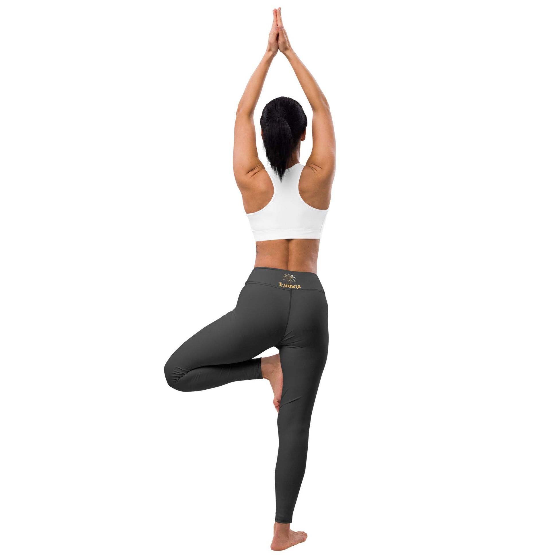 Lumeza Yoga - Leggings – Schwarz mit Logo – Hochwertiges von Lumeza | Jetzt entdecken