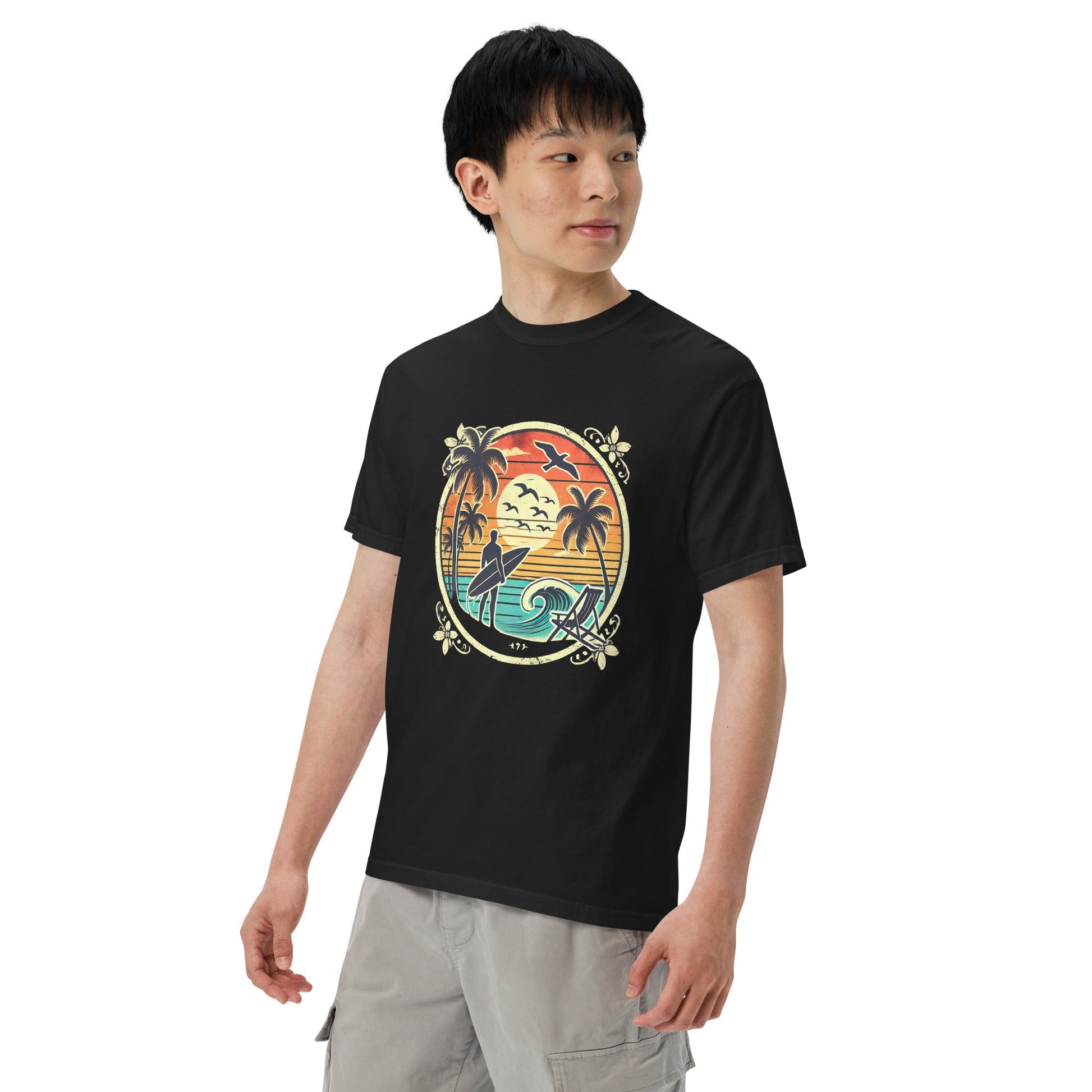 T-Shirt „Surfer Vibes“ – Wellen, Sonne & Freiheit – Hochwertiges von Lumeza | Jetzt entdecken