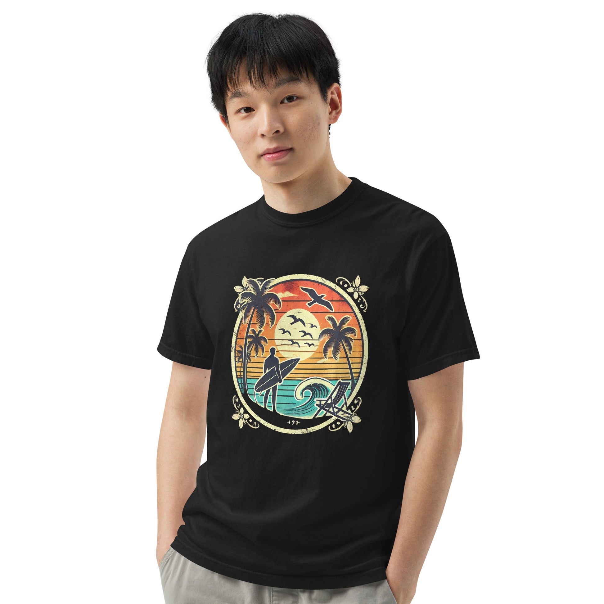 T-Shirt „Surfer Vibes“ – Wellen, Sonne & Freiheit – Hochwertiges von Lumeza | Jetzt entdecken