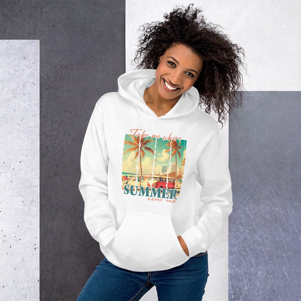Take Me Where Summer Never Ends – Lumeza Hoodie – Hochwertiges von Lumeza | Jetzt entdecken